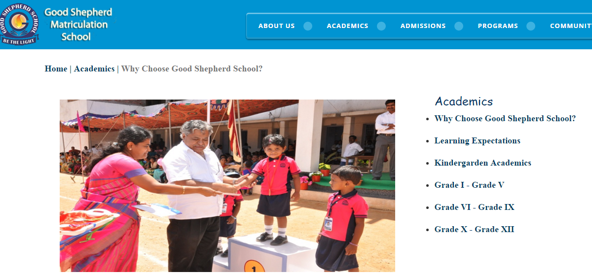 Good Shepherd Matriculation School